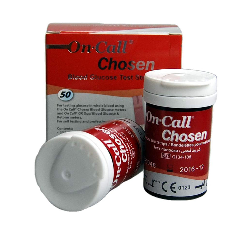 On Call Chosen Blood glucose test strips for use with the On Call DK meter & On Call Chosen Meter - BeesActive Australia