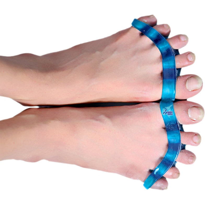 Toe Separators Stretchers Straighteners Alignment Bunion Gel Pain Relief 2pcs, Small, Body And Base TM - BeesActive Australia