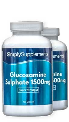 Glucosamine Sulphate 1500mg | 240 Capsules (2 pots of 120) | for Customers Looking to Support an Active Lifestyle | Manufactured in The UK - BeesActive Australia