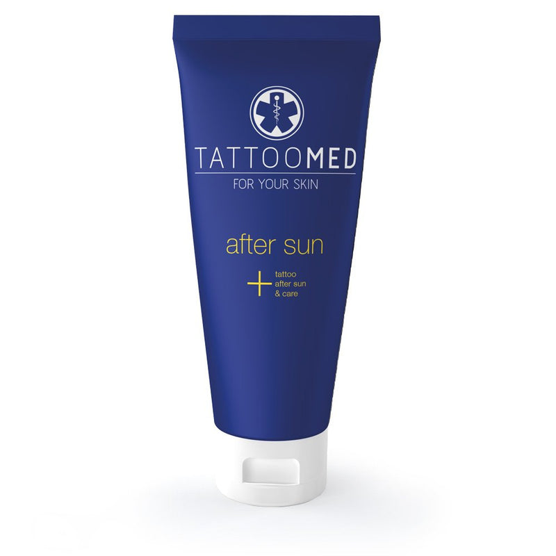 TattooMed After Sun - Cream Lotion For Moisturizing Sensitive and Sun Damaged Tattooed Skin - (1 x 100ml) - BeesActive Australia