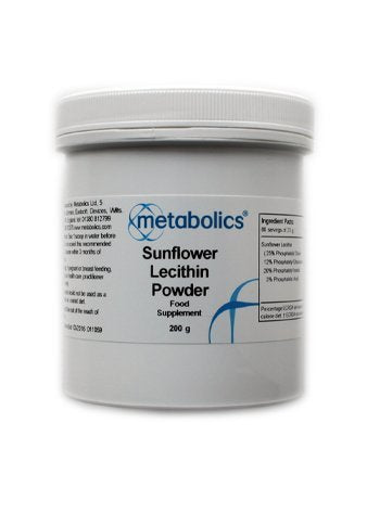 sunflower lecithin powder (200g) GMO Free, Vegetarian | Made In The UK To GMP Quality Standards | 80 Servings Per Container | Nothing Added - BeesActive Australia