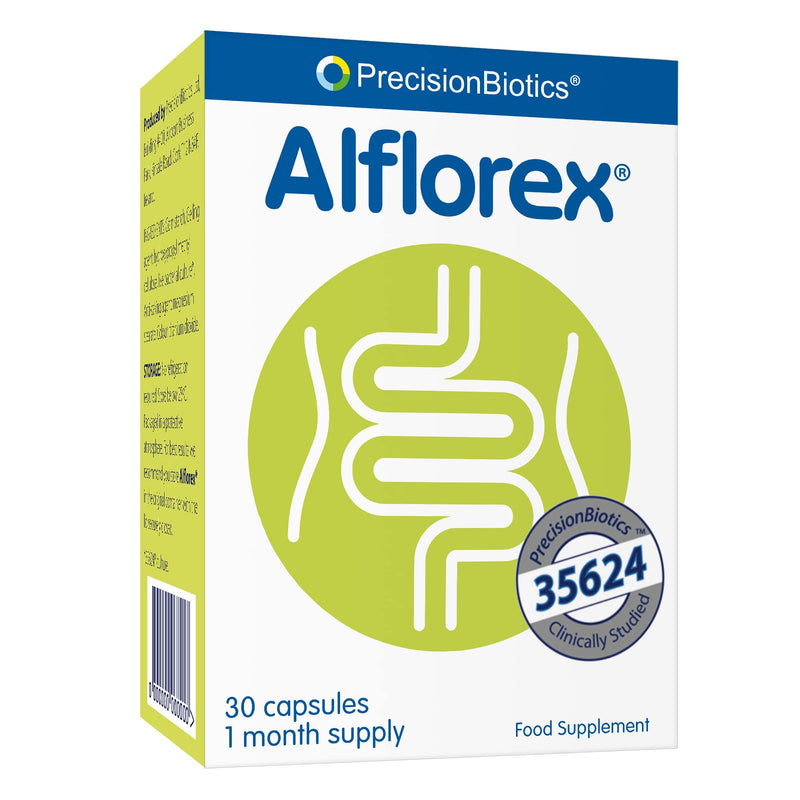 Alflorex Daily Food Supplement - Live and Active Single Strain Bacteria - Scientifically Tested - Easy to take - No Refrigeration - 30 Capsules - BeesActive Australia