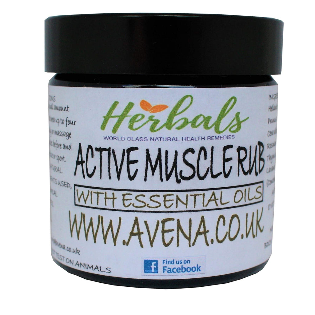 Natural Herbal Muscle Rub Cream Muscle Rub Pain Relief Balm Made in Yorkshire 60ml - BeesActive Australia