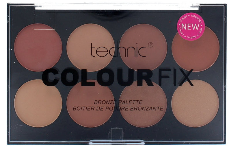 Technic Colour Fix Pressed Powder Bronze Palette - Bronzing Powders Contouring Palette - BeesActive Australia