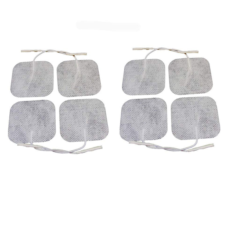 Healthcare World 8 Square Tens Electrodes White Pads for TPN Neurotrac Tenscare Flexi Libra TENS Machines - BeesActive Australia