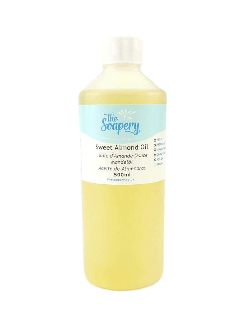Sweet Almond Oil - 500ml Cosmetic Grade for Massage, Aromatherapy, Soaps, Lotions. - BeesActive Australia