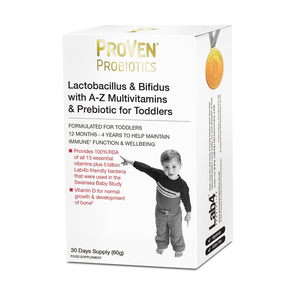 Proven Probiotics Lactobacillus & Bifidus Powder with A-Z Multivitamins & Prebiotics for Toddlers - BeesActive Australia