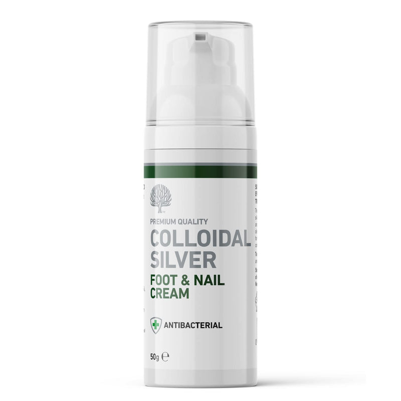 Nature's Greatest Secret All Natural Antibacterial Colloidal Silver Foot & Nail Cream 50g - BeesActive Australia
