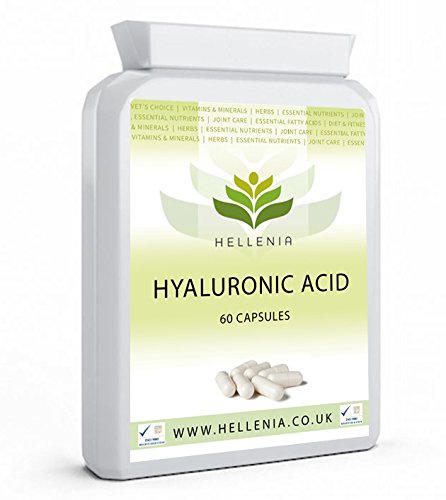 Hyaluronic Acid 100mg | Supports Healthy Connective Tissue and Joints | Natural Moisturiser for Radiant Skin | 60 Capsules | Vegan Friendly - BeesActive Australia