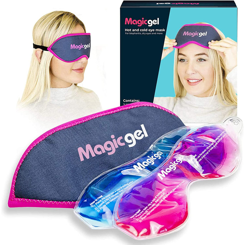 Heated Eye Mask | Soothing Gel Eye Mask for Dry Eyes Treatment, Styes, Blepharitis, Tired Eyes & More by Magic Gel - BeesActive Australia
