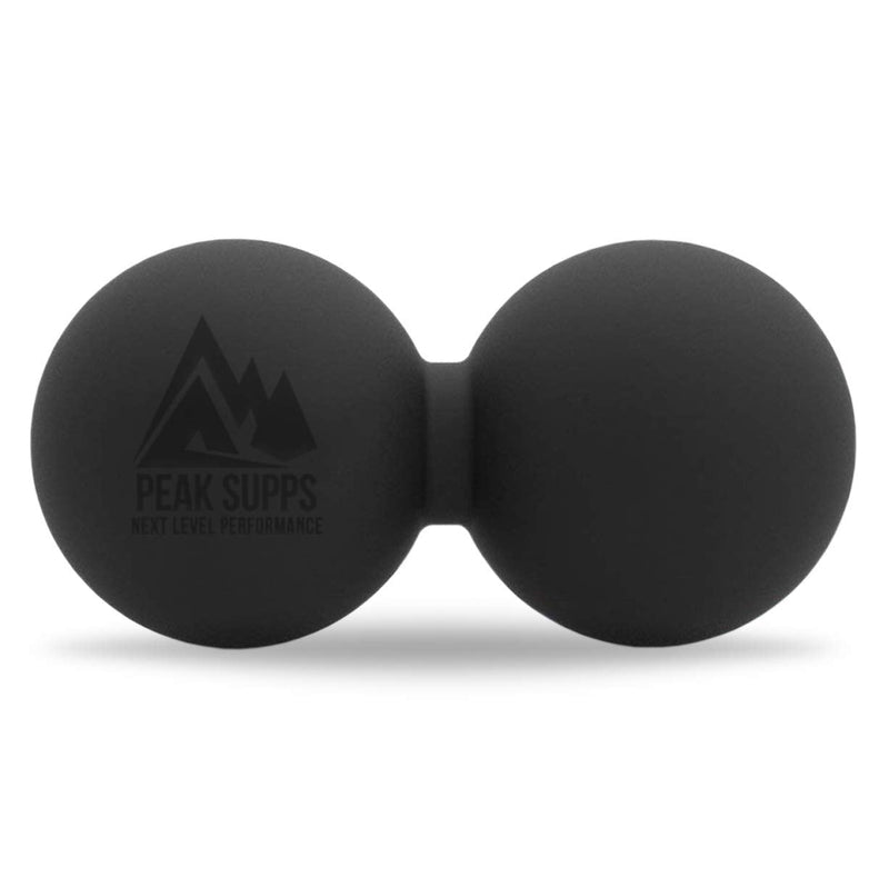 Peak Supps Peanut Massage Ball - Double Lacrosse - Trigger Point Deep Tissue Black Peanut (Peanut Ball) - BeesActive Australia