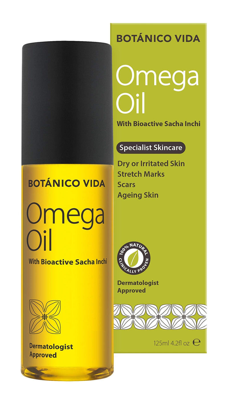 Botanico Vida Omega Oil. The 100% Natural Body Oil for Stretch Marks, Scars, Dry Skin. Clinically Proven Skincare, 125ml - BeesActive Australia