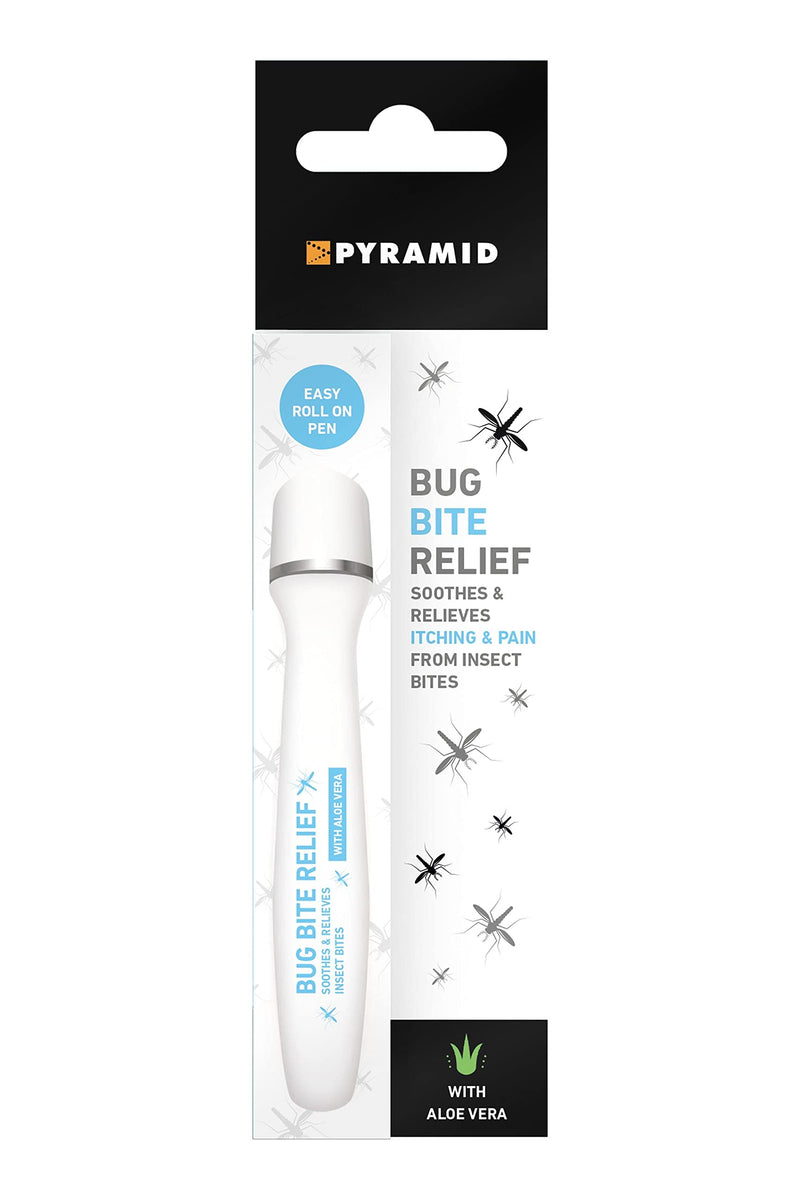 Mountain Warehouse Bug Bite Relief Pen with Aloe Vera - Ideal for Camping, Outdoor & Hiking White - BeesActive Australia