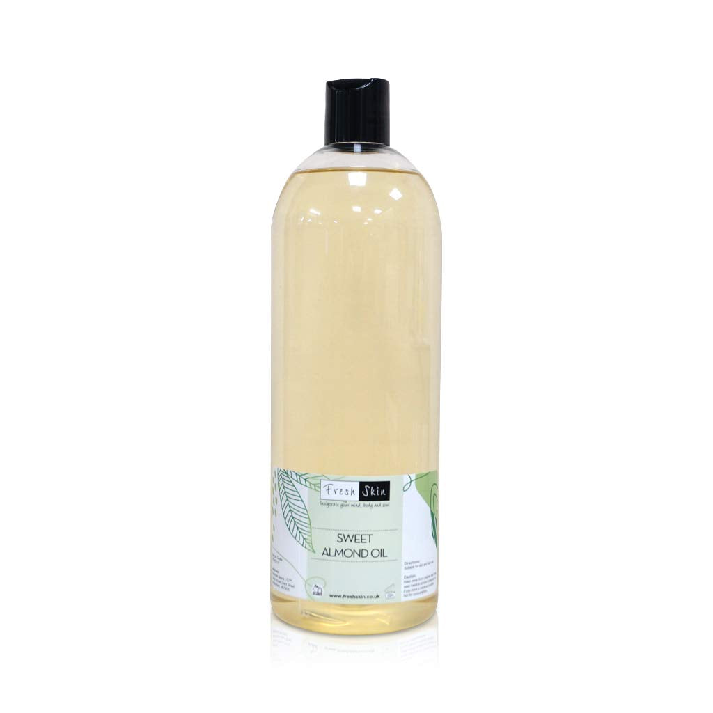 Freshskin Beauty LTD | Sweet Almond Oil 1 Litre - Natural, Cruelty Free, Vegan, No GMO (1000ml) - BeesActive Australia