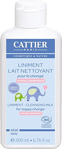 Cattier Baby Hypoallergenic Liniment Cleansing Milk for Nappy Change 200ml 200 ml (Lot de 1) - BeesActive Australia