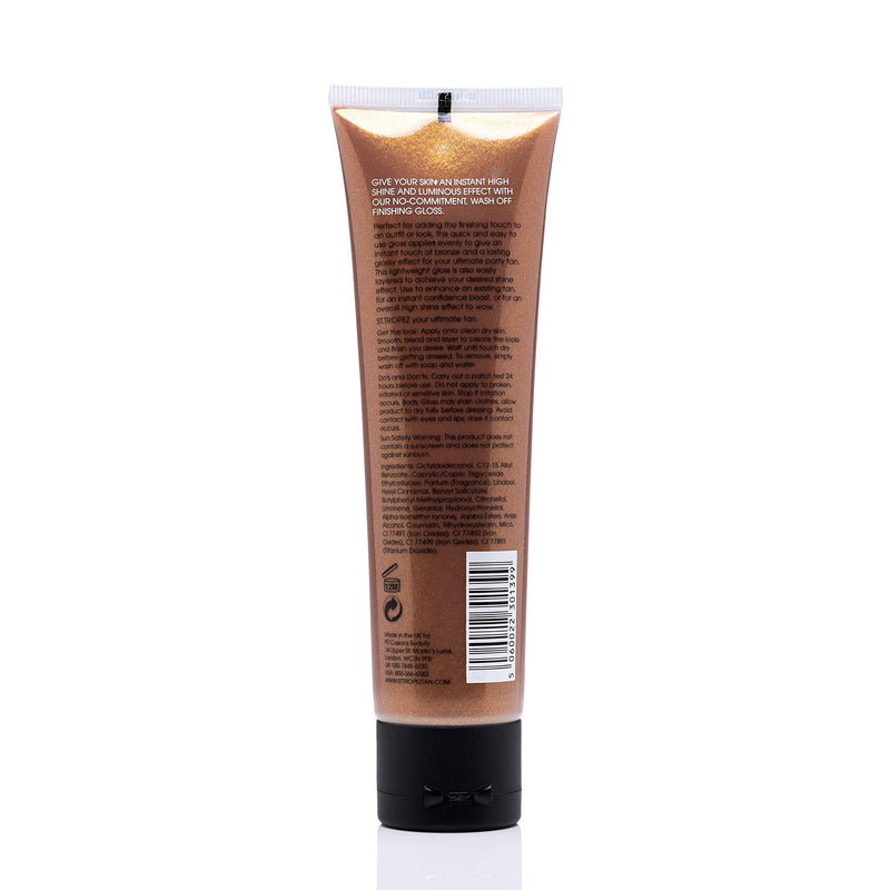 St.Tropez Body Make Up, Instant Tan Finishing Body Gloss, Tinted Body Gel, PETA Certified, 100 ml Bronze Finishing Gloss - BeesActive Australia