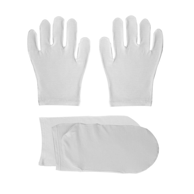 Jasmine Silk Ultmate Bamboo Moisturising Gloves and Socks Adult Eczema Feet Skincare One Size - Unisex … - BeesActive Australia