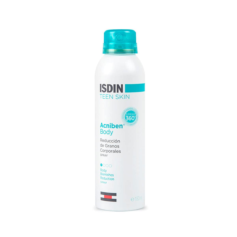 ISDIN Acniben Teen Skin Body Spray Treatment for Acne | Helps clear body pimples and spots 150ml Acne Treatment - BeesActive Australia