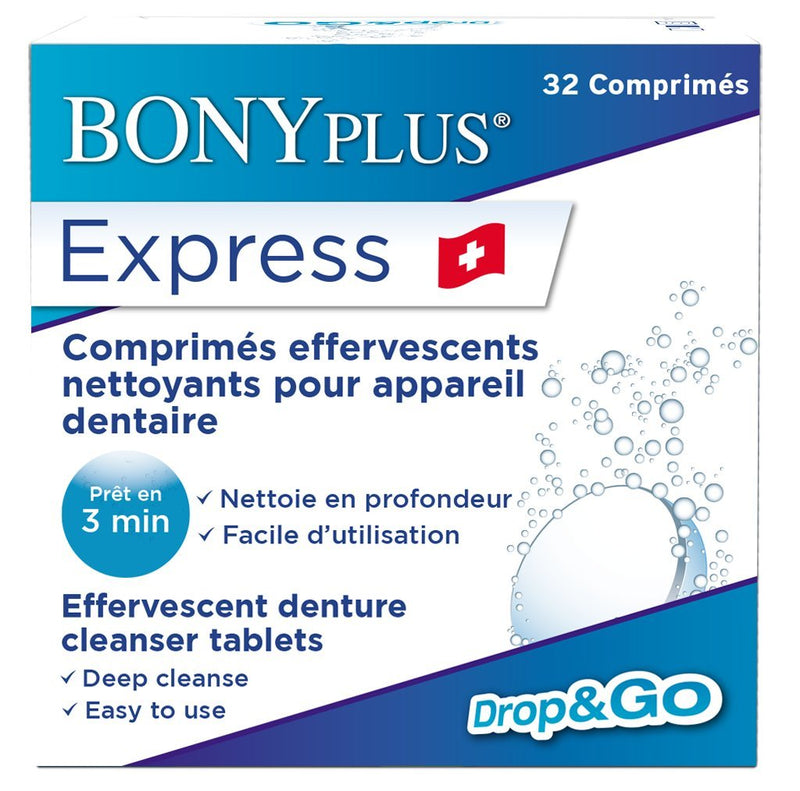 Express Denture Cleanser ~ 32 Tablets 3 Minute Daily Dental Cleaning ~ Formerly Professional Denture Cleanser - BeesActive Australia
