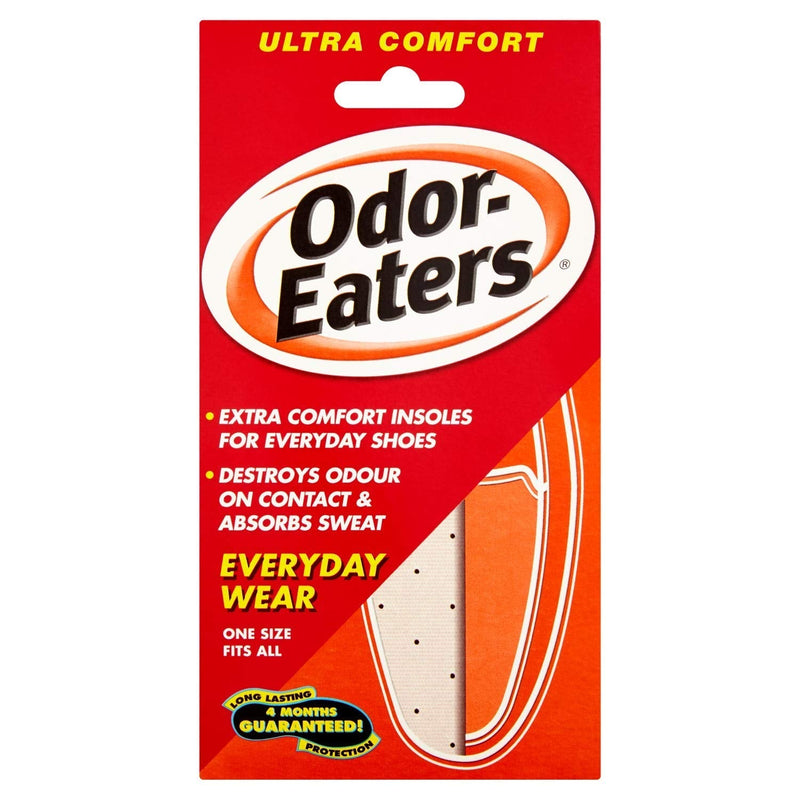Odor-Eaters Ultra Comfort, Odour-Destroying, Deodorising comfort insoles, for everyday wear, Pack of 6 6 Pairs - BeesActive Australia