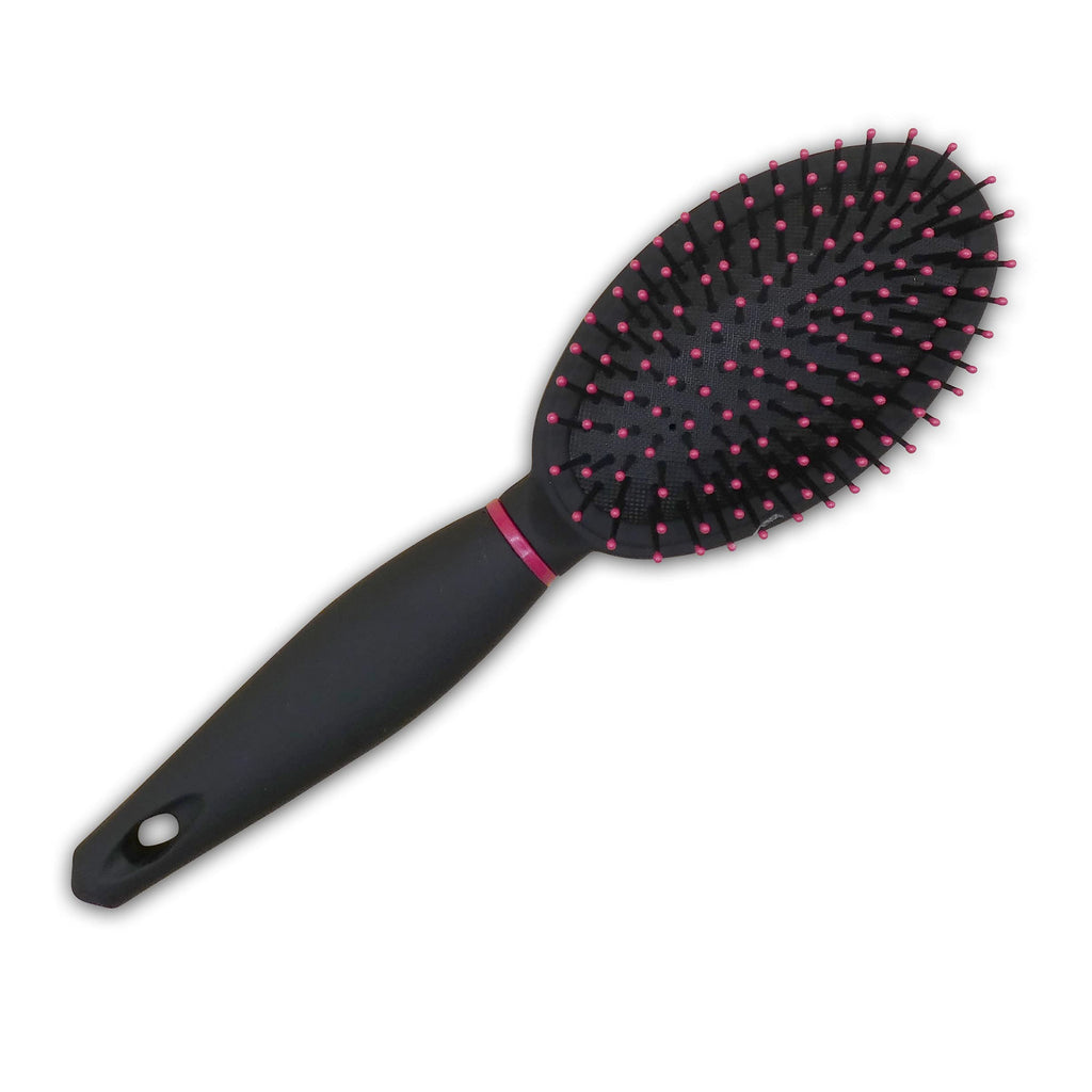 Finesse Large Nylon Bristle Smoothing Oval Hairbrush with a Soft Rubber Grip Handle - BeesActive Australia