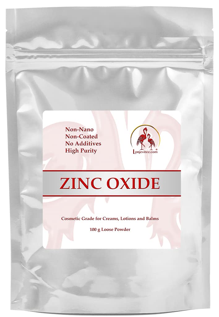 Zinc Oxide Powder - Cosmetic Grade - 100g Pure Powder Packed in a resealable Stand-up Pouch. - BeesActive Australia