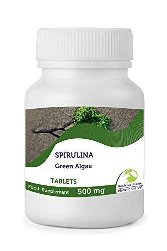 Spirulina 500mg Natural Whole Food Algae Food Health Supplement 30 Tablets Pills in Bottles Quality Britain HEALTHY MOOD UK - BeesActive Australia