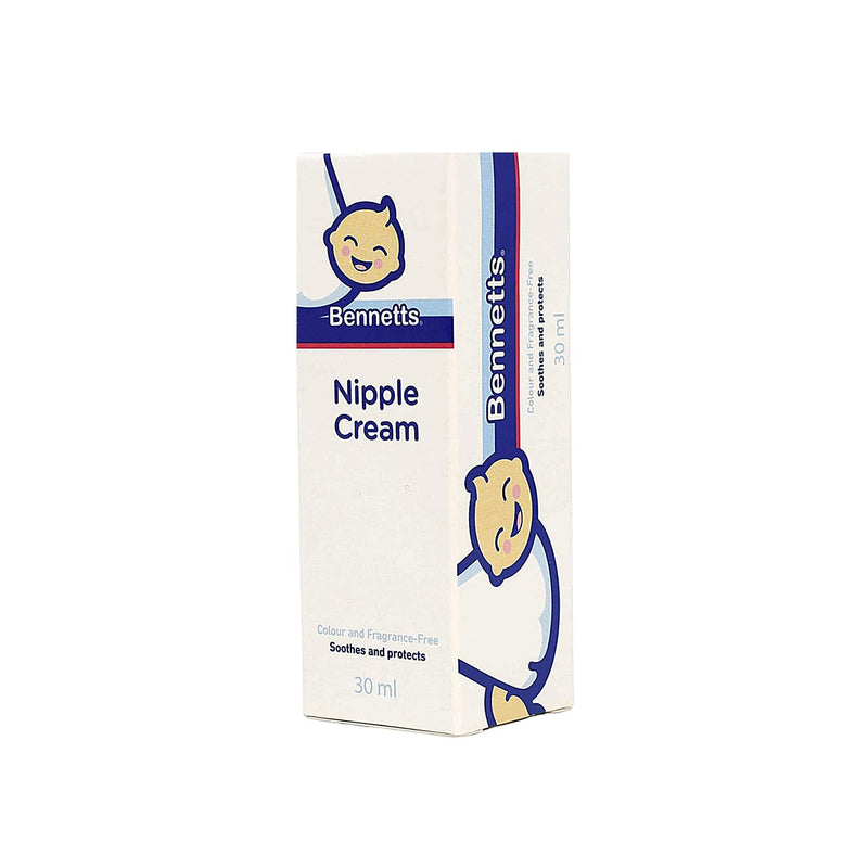 Bennetts Nipple Cream – Moisturizing Soothing Cream for Pregnant and Breast-feeding Mothers, 30ml - BeesActive Australia