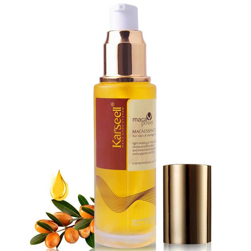 Moroccan Argan Oil for Hair Healing Cold Pressed Weightless Argan Oil Hair Serum for Dry Damaged Hair 50ml - BeesActive Australia