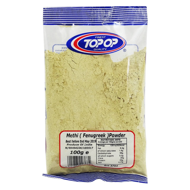 TOP OP - Fenugreek Methi Powder - Skin and Hair Care Ayurvedic Powder Recipe - 100% Organic - 100 gr - BeesActive Australia