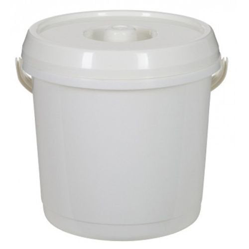 14L Plastic Bucket With LID 3 Gallons Baby Nappy Bucket/Bin Storage, Buckets Container High Quality Pail Cream - BeesActive Australia