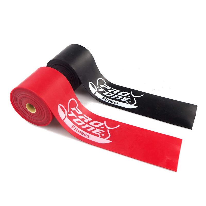 PROTONE voodoo floss muscle compression band for crossfit/rehab/physiotherapy/mobility/muscle compression/injury recovery 2 pack ( red and black ) - BeesActive Australia
