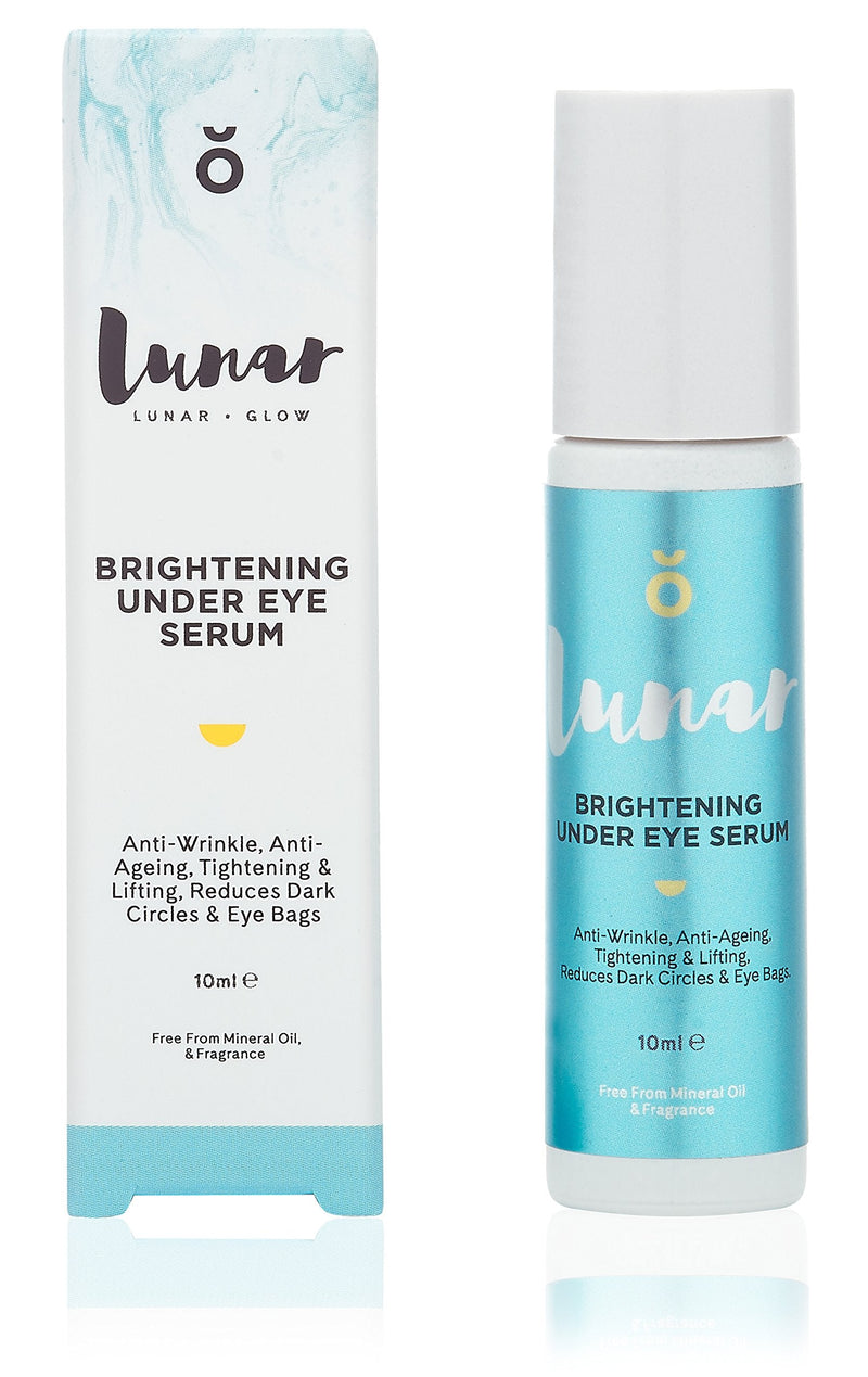 Brightening Under Eye Serum by Lunar Glow. An Under Eye Roller with Anti Aging Ingredients that Combats Wrinkles, Dark Circles and Puffy Eyes. 10ml - BeesActive Australia