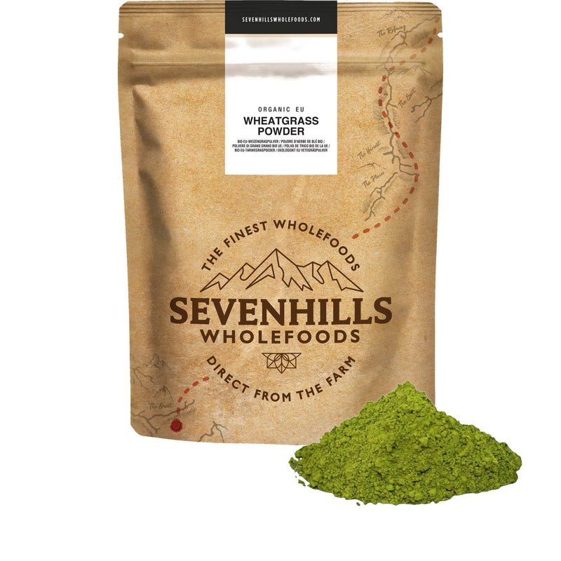 Sevenhills Wholefoods Organic Wheatgrass Powder, European (EU) 1kg 1 kg (Pack of 1) - BeesActive Australia