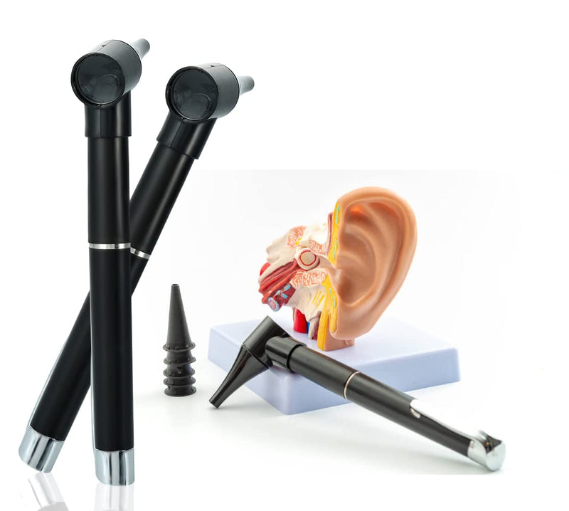 Ear Care Penlight, 2 pcs Diagnostic Penlight Otoscope Ear Care Magnifying Lens Clinical Flashlight LED Light Pen - BeesActive Australia