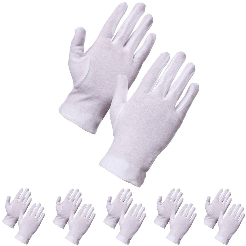 5x Pairs Of Medium Medisure 100% Cotton Medical Gloves - Dry Skin/Eczema Moisturising Hand Gloves - BeesActive Australia