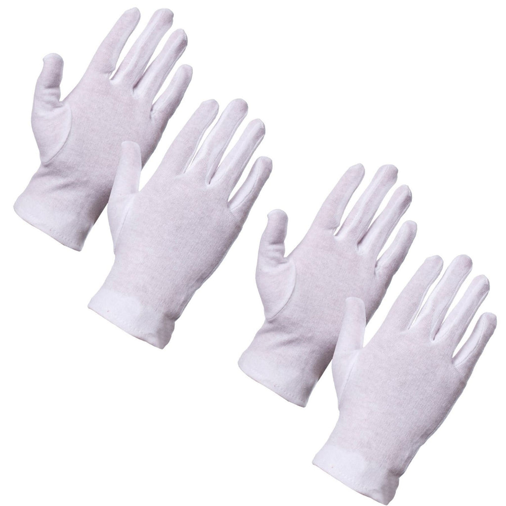 2x Pairs Of Small 100% Cotton Moisturising Gloves - Medical Eczema/Dry Skin Hand Care - BeesActive Australia
