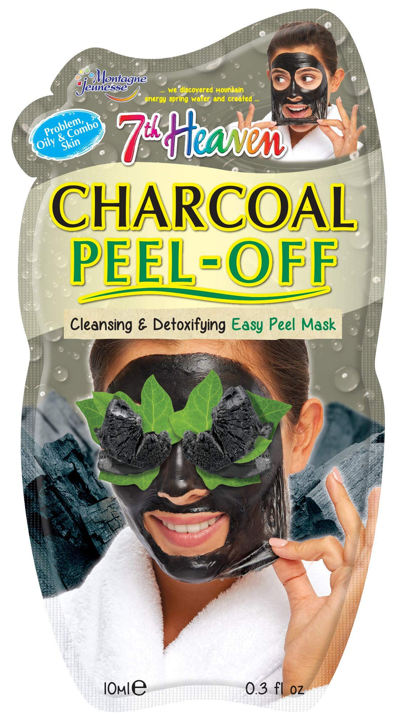 7th Heaven Charcoal Easy Peel-Off Face Mask with Witch Hazel to Cleanse and Detoxify Skin | Ideal for Problem, Oily and Combination Skin - BeesActive Australia