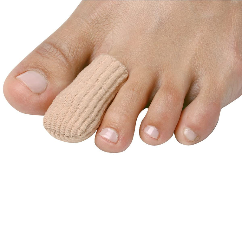 NatraCure Ribbed Fabric Gel Toe & Finger Caps/Protectors 6 Pack - for Blisters, Calluses, Corns, & Ingrown Nails - BeesActive Australia