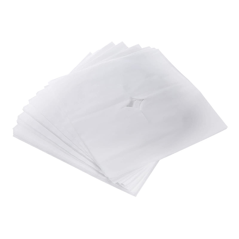 100pcs Headrest Cover Disposable Massage Sheet Breathing Hole for Spa Pillow Bed Table Salon Tools - BeesActive Australia