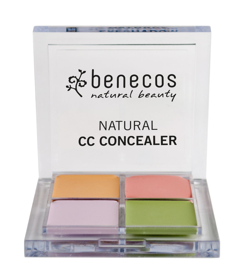 Benecos - Natural Cosmetics - Cc Concealer - Creamy - Corrective - Talc Free - Vegan - Beige/Green/Pink/Purple - BeesActive Australia