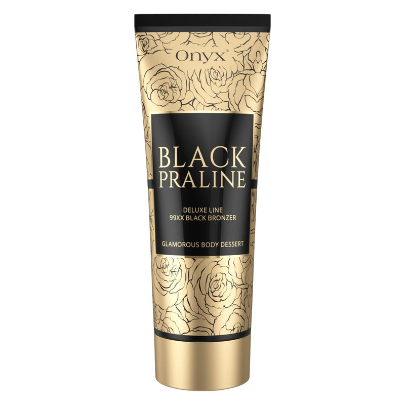 Onyx Black Praline Dark Tanning Cream for Sunbeds - Black Bronzer - Immediate Chocolate Tan - BeesActive Australia