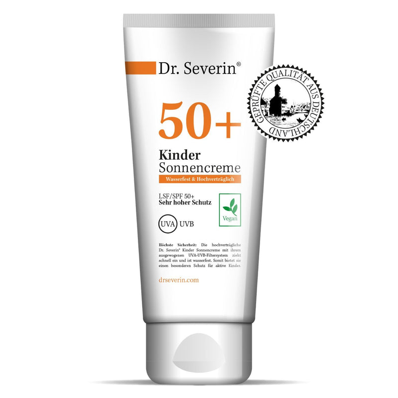 Dr. Severin 50+ kids sun cream I LSF SPF 50+ very high protection I Suitable for sensitive baby skin I vegan - BeesActive Australia