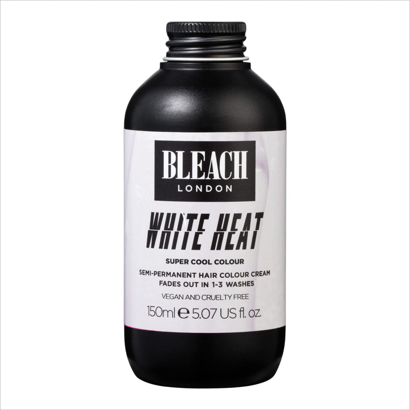 BLEACH LONDON White Heat Colour - Semi-Permanent Hair Colour, Cool Neutral Blonde, Vegan, Cruelty Free, Temporary Hair Colour Cream, 150 ml - BeesActive Australia