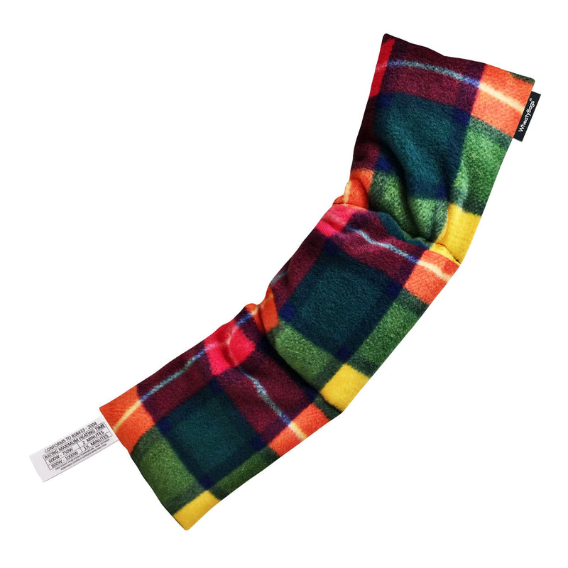 Wheat Bag Original Microwaveable Heat Pack by WheatyBags® (Fleece Fabric - Tartan Colour Check with Lavender) Fleece Fabric - Tartan Colour Check - BeesActive Australia