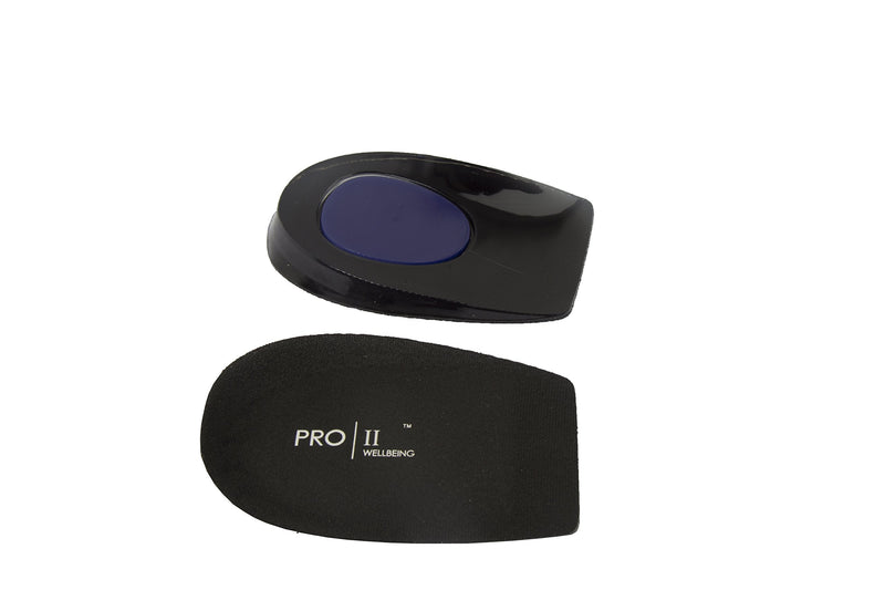 PRO 11 WELLBEING 2 Pairs of Silicone Heel Cups with Gel Impact Zone (4-7 UK) 4-7 UK - BeesActive Australia