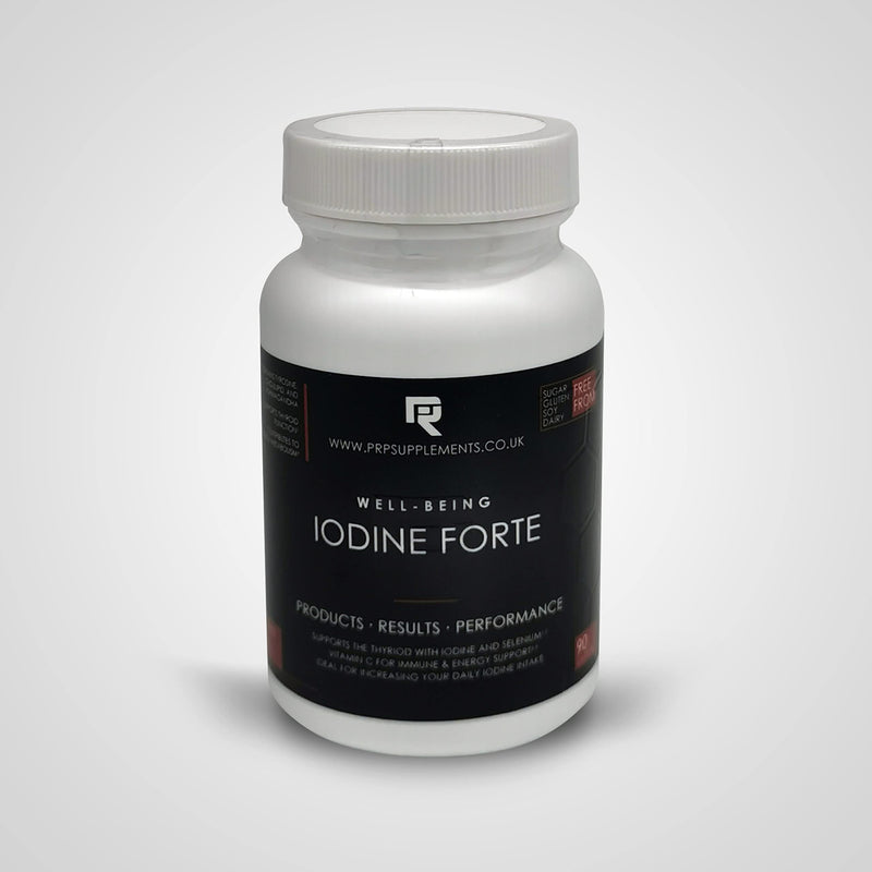 Thyroid Support | Iodine Forte Containing Iodine & Selenium | 90 Vegetarian and Vegan Capsules - BeesActive Australia