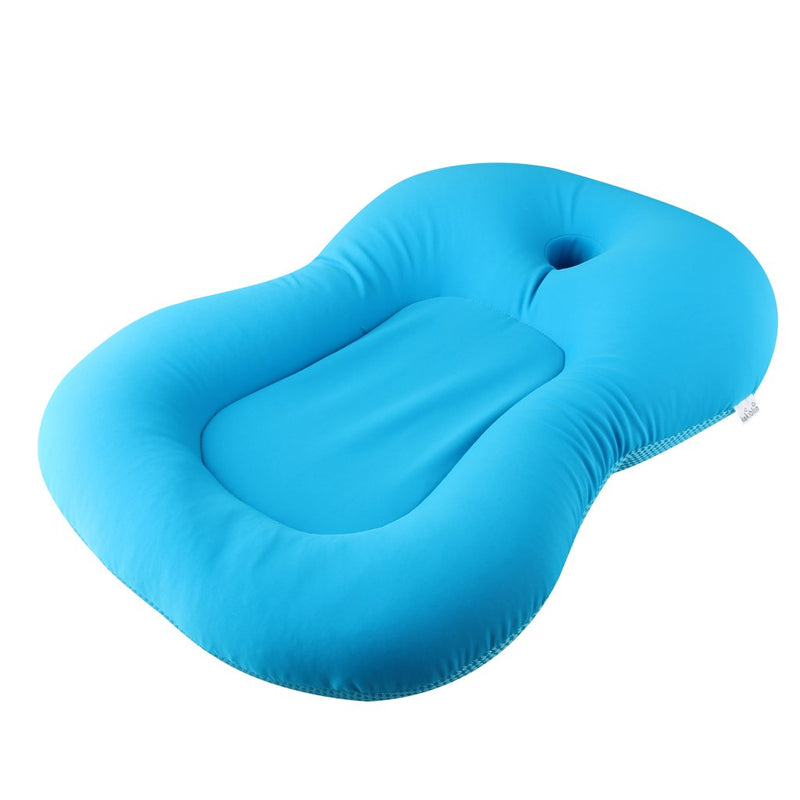 Baby Bath Pillow, Floating Baby Bath Cushion Soft Bath Tub Support Pillow Pad for Baby Infant from 0-6 Month, Blue - BeesActive Australia
