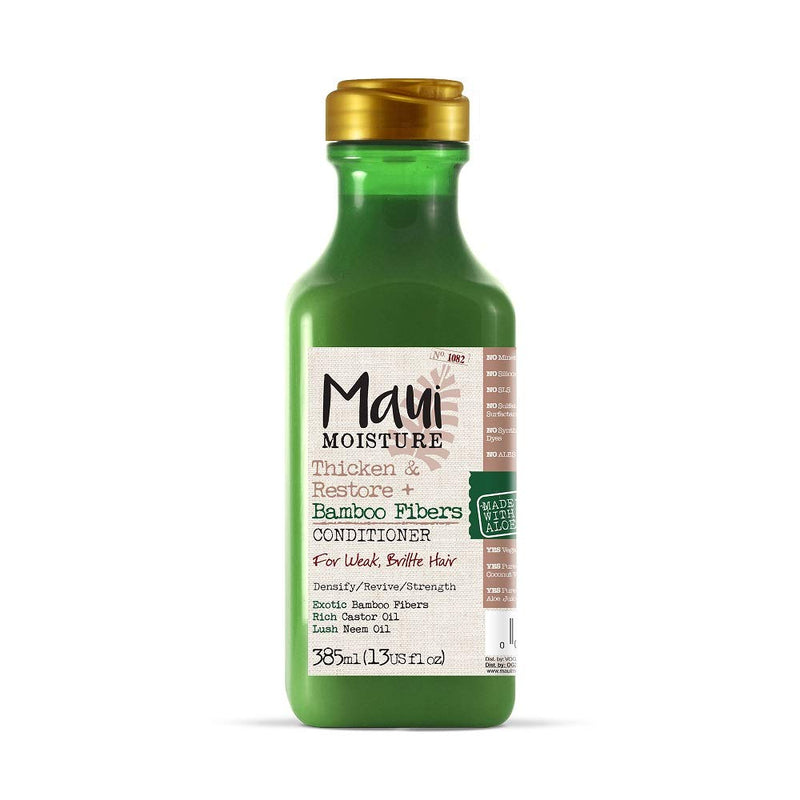 Maui Moisture Thickening and Volumising Aloe Vera and Bamboo Conditioner 385ml 385 ml (Pack of 1) - BeesActive Australia