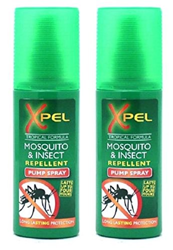 DPNY Pack of 2 Xpel Tropical Formula Mosquito & Insect Repellent Pump Spray Last Upto 4hrs - BeesActive Australia